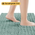 thumbnail image 4 of HAKUNA Upgrade Extra Eggshell Blue Bathroom Rug Set 3 Pieces Ultra Soft, Thick Absorbent Bath Mats, Non Slip Chenille Toilet Mat for Bathroom, Bedroom, Kitchen, 4 of 8