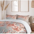 thumbnail image 7 of Ambesonne Peach Duvet Cover Set, Japanese Scenery Sakura Tree Cherry Blossom Nature Photography Coming of Spring, Decorative 3 Piece Bedding Set with 2 Pillow Shams, Queen Size, Burgundy Teal Queen Burgundy Teal, 7 of 7