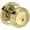 Non-Lacquered Brass, variant on Baldwin ENBRESRR031 Bremerton Single Cylinder Keyed Entry Door Knob Set - Brass