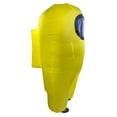 thumbnail image 4 of YuMe Among Us Inflatable Cosplay Costume Crewmate, Adult Halloween, Yellow 1-Pack, 4 of 13