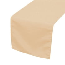 14 x 108 Inch Polyester Table Runner Peach