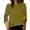 #14Yellow, variant on Byworldtasic Womens Striped Oversized Top Color Block Crew Neck Long Sleeve Casual Loose Pullover Top Y2K Clothes