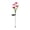 Red, variant on Solar Lily Flower Lights Outdoor, Waterproof Solar Powered Garden Stake Lights, Multi-Color Changing LED Decorative Lights for Patio Yard Pathway Lawn Wedding Party Landscape Decoration,3*29 in.