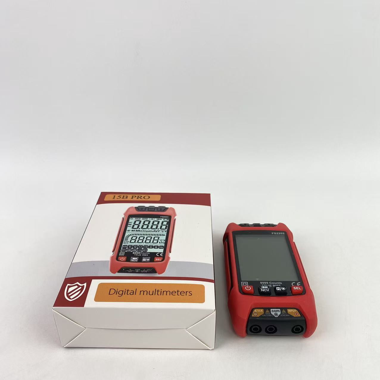 15B PRO Digital multimeters,58A Multimeter 2000 Counts Digital Multimeter , DC AC Voltmeter and Ohm Volt Amp Tester, Measures Voltage, Current, Resistance; Tests Live Wire, Continuity