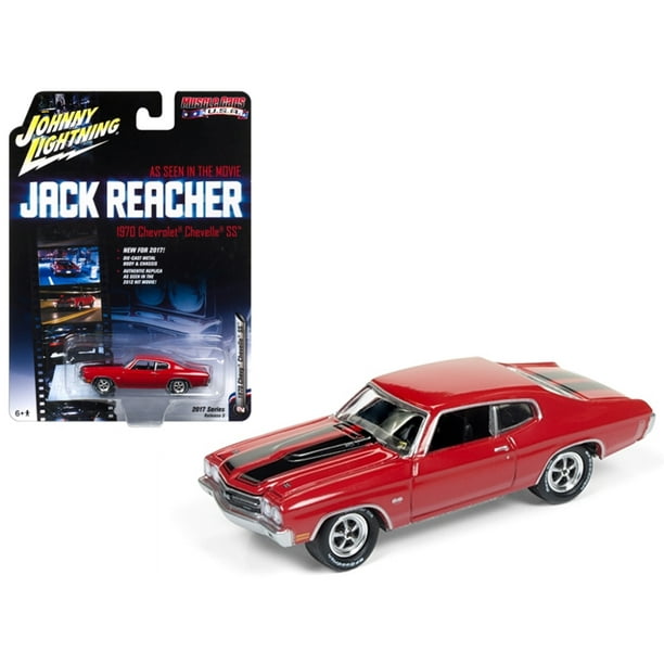 Johnny Lightning 1970 Chevrolet Chevelle SS Jack Reacher Movie 1/64 Voiture Miniature Moulée sous Pression