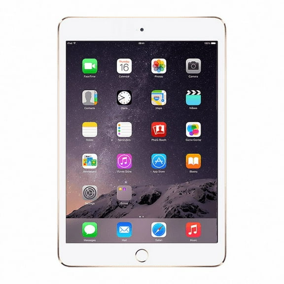 Pre-Owned iPad Mini 3 Retina WiFI  Cellular Gold 16GB (MH3G2LL/A)(2014)