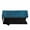 TEAL, variant on Soft Faux Suede Colorblock Wristlet