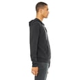 thumbnail image 3 of Bella + Canvas Unisex Poly-Cotton Fleece Full-Zip Hoodie, 3 of 3