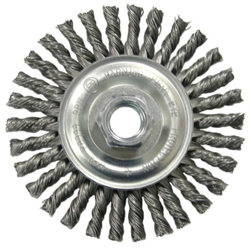 5 Pack 7/" x 5//8-11/" Carbon Steel Stringer Bead Wire Wheel For Angle Grinder