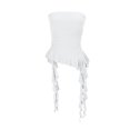 thumbnail image 4 of Ovbmpzd White Womens Tank Tops Tube Basic Sleeveless Skinny Square Neckline Stretchable Tank Tops for Women,S, 4 of 5
