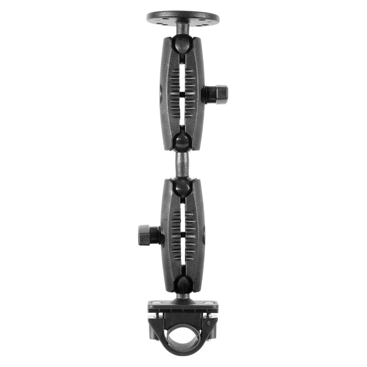 iBOLT AMPS Dual Bizmount Heavy Duty Handlebar/Post/Pole/Rail Mount for Water Sports, Kayaking, Fishing, Boating Etc. - for Fish Finders Using The 3-Hole Pattern