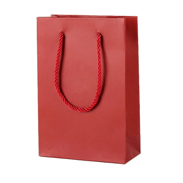 Minnieouse Bolsas de papel rectangulares Bolsa de regalos con asa de hilo Almacenamiento de joyas Estilo simple Favores de fiesta Zapatos Paquete de ropa Ropa, zapatos y accesorios Miscelánea Rojo Minnieouse AP017417-03