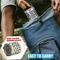 thumbnail image 3 of Chauffage de Camping Portable, Mini Chauffage Extérieur en Acier Inoxydable avec Design à Double Évent, Grande Praticité pour Diverses Activités Extérieures, 3 of 4
