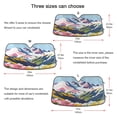 thumbnail image 5 of Yayeee Car Windshield Sun Shade Universal Fit Front Visor Protector, Abstract Mountain, 5 of 8