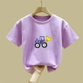 thumbnail image 5 of HADST Girls' Cute Print T-Shirts, Short Sleeve Crew Neck Casual Tops with Cartoon Graphic, Summer Tees for Daily Wear, 5 of 6