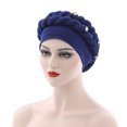 thumbnail image 4 of Bolso de moda sombrero de cabeza sombrero trenzado sombrero trenzado arrugado de lino desordenado Bolso de moda sombrero de cabeza, 4 of 6