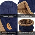 thumbnail image 4 of Gorros Bufanda Guantes Conjunto Frio Invierno Unisex De Lana, 4 of 8