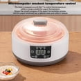 thumbnail image 4 of Probiotic Yogurt Maker, 1.2 Quart Fully Automatic Yogurt Maker Machine, Yogurt Maker with Temp & Time Control, Yogurt Maker with 5 Glass Jars for Homemade Greek, Vegan Yogurt (With 5 Glasses), 4 of 8