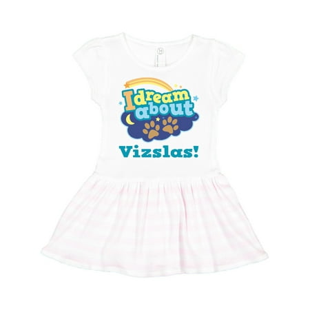 

Inktastic Vizsla Dog Dream Gift Toddler Girl Dress