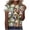 #234-Green, variant on Women's Loose Fit Multi-Design Easter Bunny Print Crew Neck Short Sleeve Top - Festive Casual Spring Graphic T-Shirt Gifts