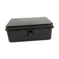 thumbnail image 1 of jifeng Iron Storage Box Blank Multifunctional Metal Case for Tools Sticker Handbook Black, 1 of 9