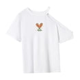 thumbnail image 4 of Camiseta para mujer, camisa de verano con cuello redondo para uso diario, mochilero, viaje, mujer SG, 4 of 7