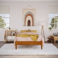thumbnail image 2 of Pasadena 12" Twin Solid Wood Basic Platform Bed Frame in Light Toffee, 2 of 10