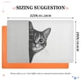 thumbnail image 6 of Yayeee Doormat for Indoor Entrance 32" x 20" Non Slippery Floor Rug, Black Cute Cat, 6 of 8