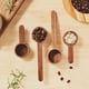 thumbnail image 3 of Xiao Hua Cucharas de madera para latas, cuchara para café, estilo 6,61 pulgadas, cuchara medidora para granos molidos o té, para mezclar sopas, agitadores y utensilios de cocina., 3 of 5