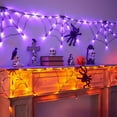 thumbnail image 4 of Halloween Decorations Outdoor/Indoor Halloween Light String Web Light Indoor Ghost Festival Light Props Decorative Light Party Web Light Halloween Light, 4 of 5