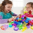 thumbnail image 2 of Miangastore Colorful Plastic Gemstone Toys for Kids Lightweight and Portable 2 Bags, 2 of 9