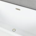 thumbnail image 2 of Kingston Brass VT7DE552823C426 55-Inch Acrylic Oval Double Ended Freestanding Tub with Drain in Glossy White/Polished Nickel, 2 of 8