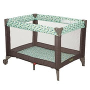 Angle View: Cosco Funsport Portable Compact Baby Play Yard, Elephant Squares