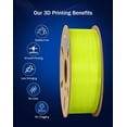 thumbnail image 3 of Filamento de impresión 3D DURAMIC 3D PETG 1.75 mm verde lima 1 kg, 3 of 7
