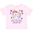 thumbnail image 3 of Inktastic My Uncle Loves Me- cute unicorn Boys or Girls Toddler T-Shirt, 3 of 5