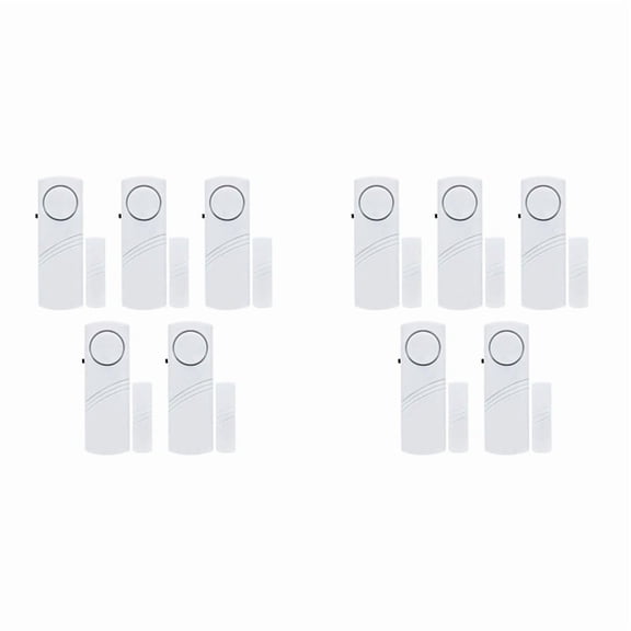 10Set/Lot Wireless Burglar Alarm Door and Window Magnetic Sensor Alarm Smart Home Security Protection Door Window Alarm