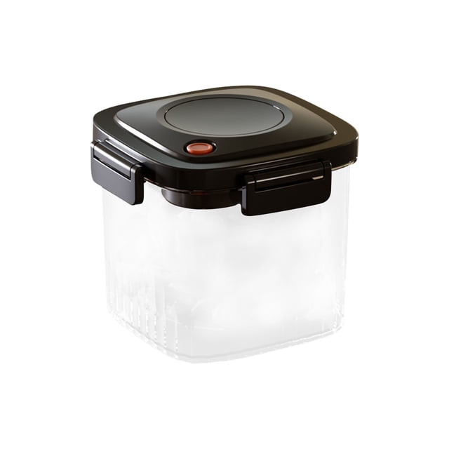 Yhmxh Organizadores y almacenamiento Frasco sellado al vacío para almacenar diversos granos, alimentos de cocina, plástico transparente, caja sellada a prueba de fugas para cinco granos.