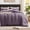 08 Grayish Purple, variant on U by Bedsure 3 Pieces Queen Comforter Bedding Set, Purple Bed Comforter Set for All Seasons, 1 Lightweight Prewashed Comforter and 2 Pillowcases