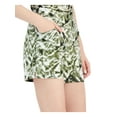 thumbnail image 3 of INC Womens Green Pocketed Pull On Vented Hem Tie Dye Shorts 16, 3 of 3