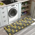 thumbnail image 3 of Yellow Lemon Fruit Flowers Kitchen Rug Mat,Kitchen Runner Rugs Non Skid Washable,Decorative Kitchen Floor Mats for Kitchen,Sink,Laundry,17"x47.2", 3 of 7