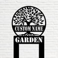 thumbnail image 5 of Handmadetneonsign Tree Of Life Memorial Metal With Stake, Nature Stake Metal Name Sign Stake, Garden Metal Stake Decor 59185, 5 of 5