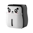 thumbnail image 4 of Dispensador de rollos de papel higiénico multifuncional, resistente al polvo, al agua y con estante. Panda, 4 of 9