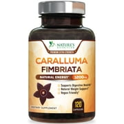 Pure Caralluma Fimbriata Extract Highly Concentrated 1200mg - Natural Caralluma Fimbriata Capsules Endurance Support, Best Vegan Supplement for Men & Women, Non-GMO - 120 Capsules