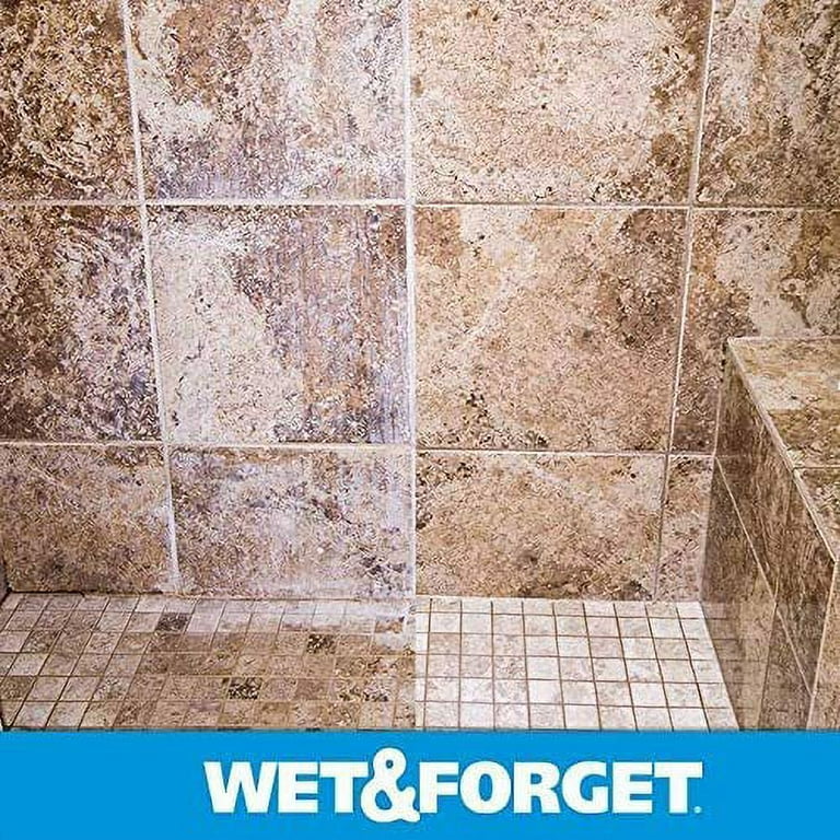 Wet & Forget 801064 Shower Cleaner, 64 Ounce, Bottle, Liquid, Soft Vanilla,  Pale Yellow: Tub & Tile Cleaners (879288000206-1)