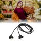 thumbnail image 5 of Cinturón de cuerda de flores de 1 pieza de Unique Bargains, cordón ajustable para mujeres, negro, 5 of 6