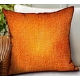 thumbnail image 2 of Plutus 18" x 18" Bittersweet Ember Solid Luxury Outdoor Throw Pillow in Orange, 2 of 3