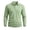 Green, variant on Wrtxtat Men's Textured Long Sleeve Collared Shirts Buttoned Placket Casual Solid Color Tops Business Golf T Shirt for Casual Travel Daily Wear Wine XXL
