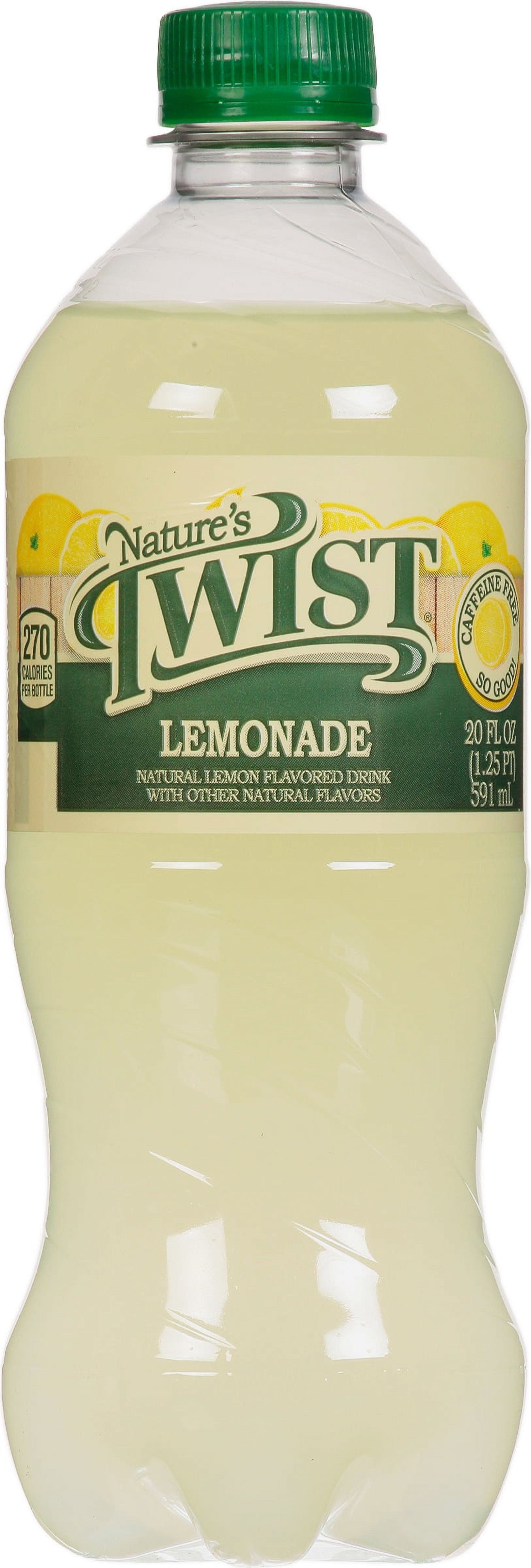 Nature's Twist Lemonade Juice Drink, 20 fl oz Bottle
