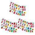 thumbnail image 3 of Naiovety Cuerda Bandera Bar Top 24/32 Naciones Copa Europea Percha pequeña Adorno de Navidad Home Garden Sign Banderín Banner 8 / 10m Type1 NO1, 3 of 6