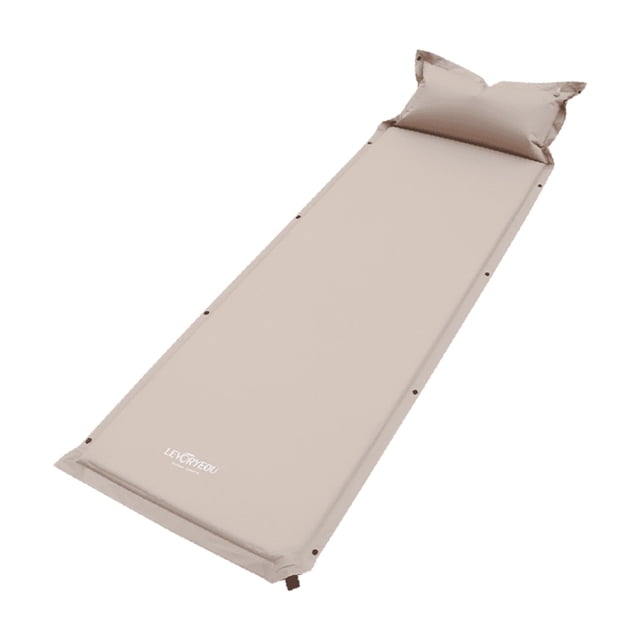 Colchón inflable plegable, resistente e impermeable, portátil para exteriores. Caqui